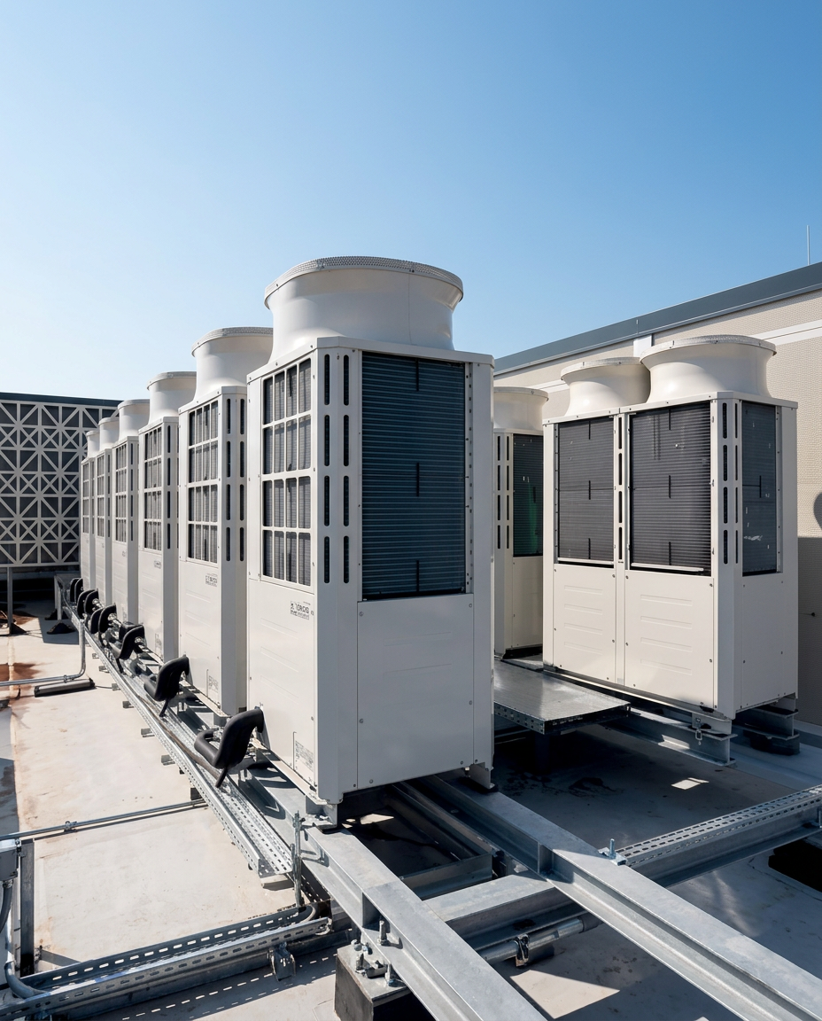 Mitsubishi Electric VRF vanjske jedinice na krovu poslovne zgrade
